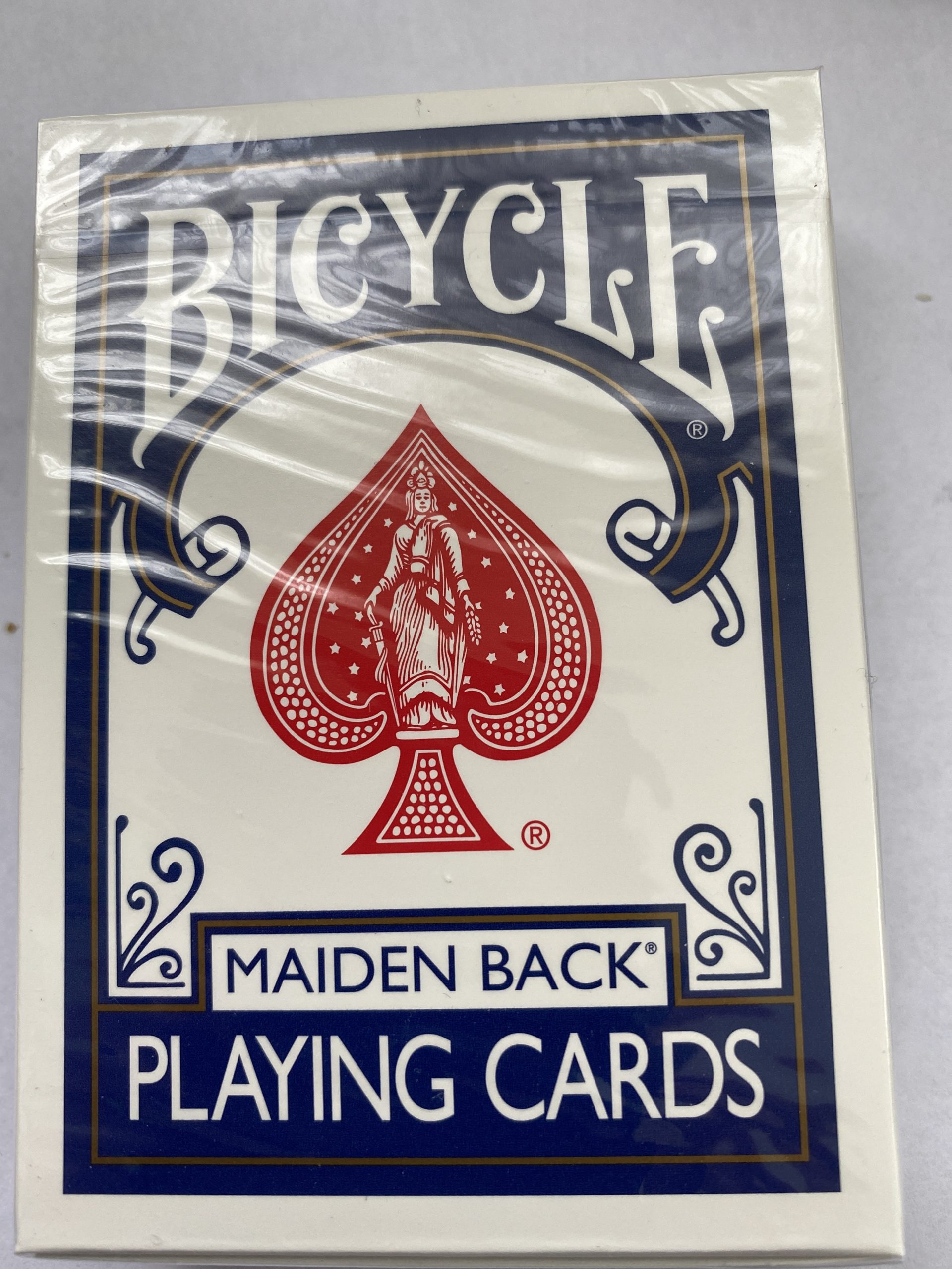 Bicycle Blue Stripper Deck – Tapered Magic Trick Playing Cards (USPCC) For Magicians