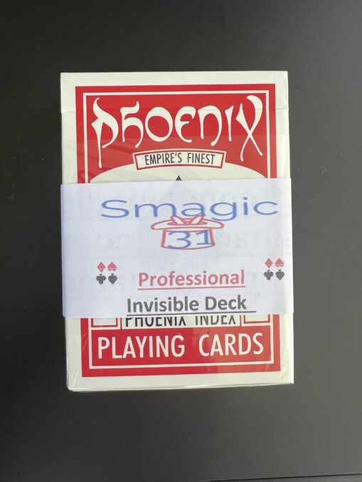 6 Pack of Invisible Deck Red Phoenix